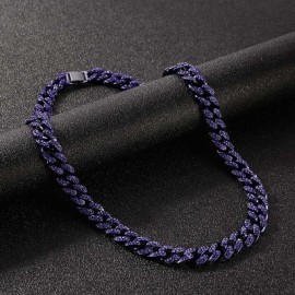 Iced Purple 13mm Miami Cuban Chain