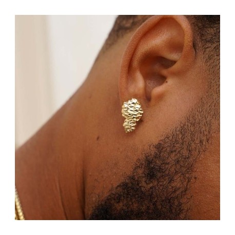 Couple Nugget Earrings in Gold