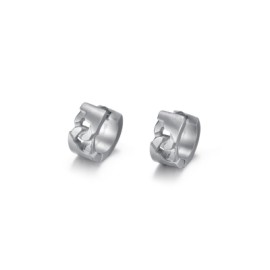 Stainless Steel Huggie Earrings