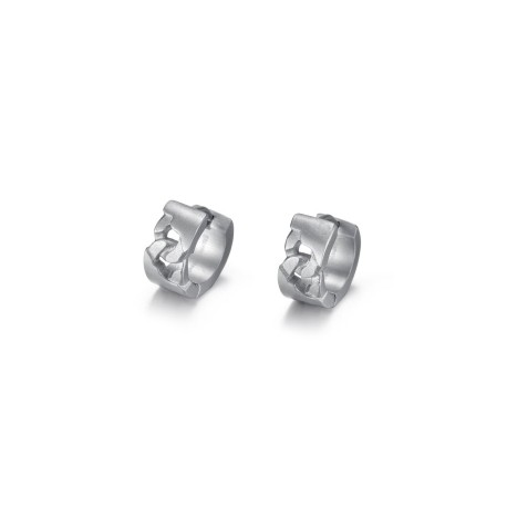 Stainless Steel Huggie Earrings