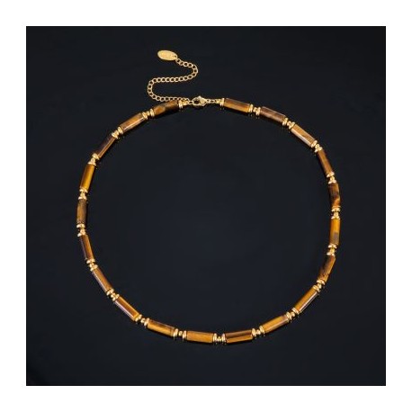 Yellow Tiger Eye Necklace