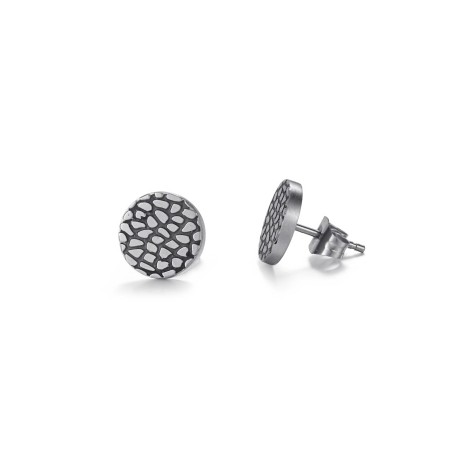 Vintage Silver Reptile Stud Earrings