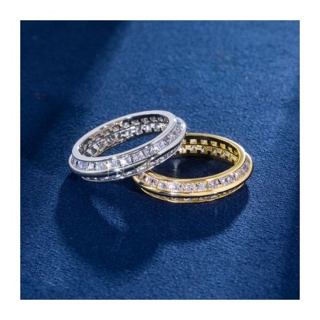 Two Rows Pave Band