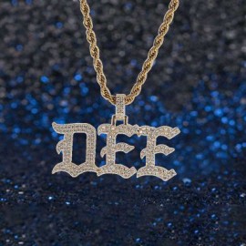 Custom Old English Name Pendant
