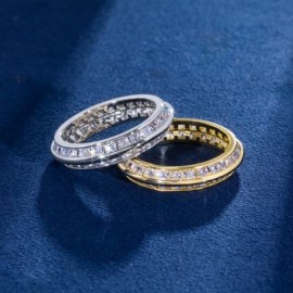 Two Rows Pave Band