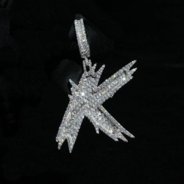 New Baguette 26 Letters Pendant