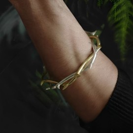 Crown of Thorns Bangle Bracelet