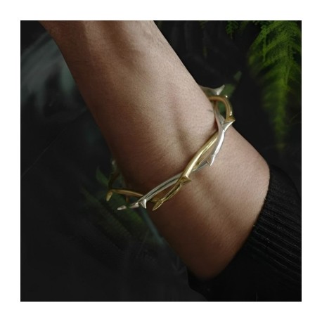 Crown of Thorns Bangle Bracelet