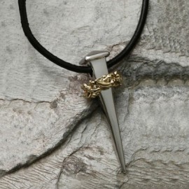 Nail Cross Thorns Pendant