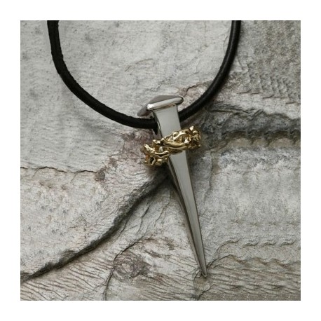 Nail Cross Thorns Pendant