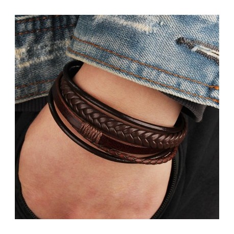 Fashion Leather Bracelet for Men