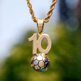 Custom Number Soccer Pendant