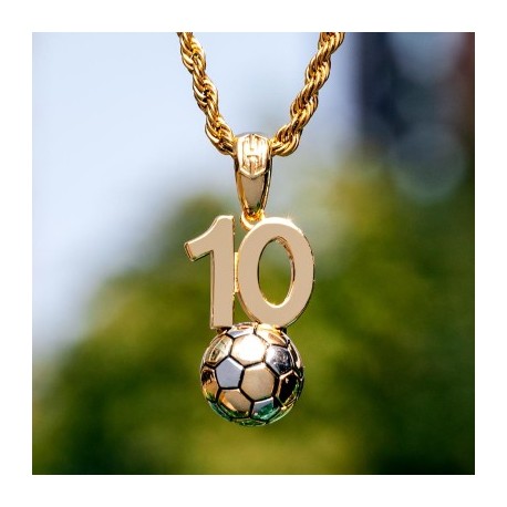Custom Number Soccer Pendant