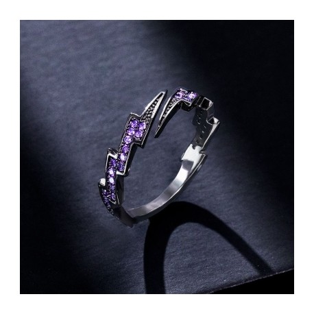 Lightning Open Ring