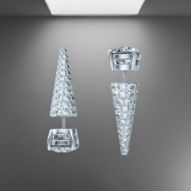 Iced Spike Stud Earrings