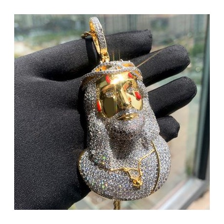 Iced Out Jesus Pendant for Men