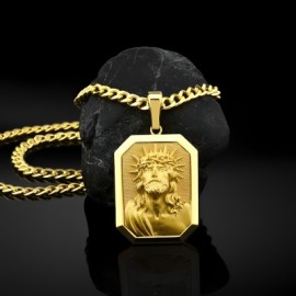 Christ Jesus Dog Tag Pendant
