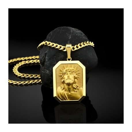 Christ Jesus Dog Tag Pendant