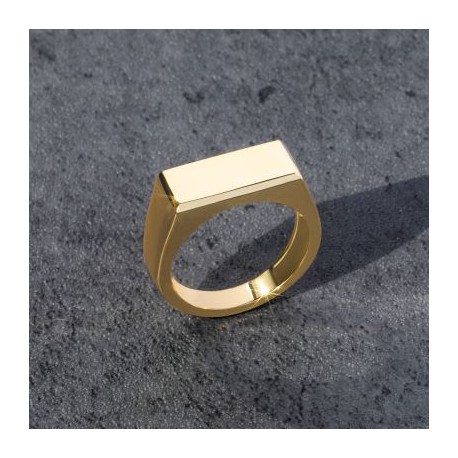 Men's Square Signet Ring