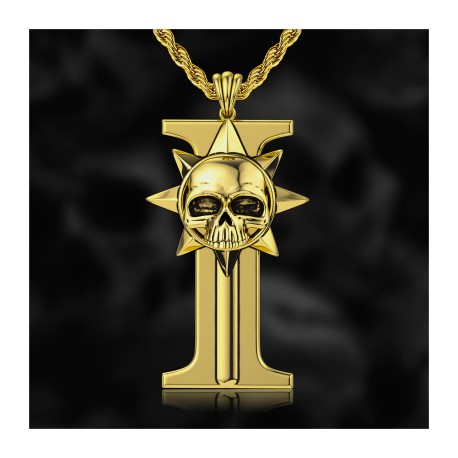 Skull Star Pillar Pendant