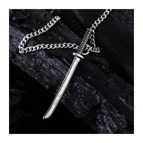 The Seven Virtues of Bushido Katana Sword Pendant