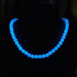 8mm Solar Luminous Beads Glow in the Dark Necklace