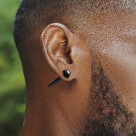 Tapered Acrylic Magnetic Earrings