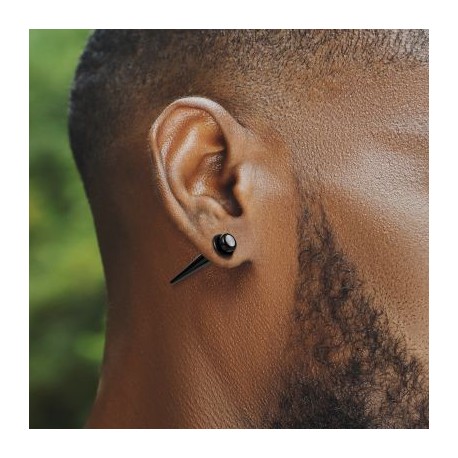 Tapered Acrylic Magnetic Earrings