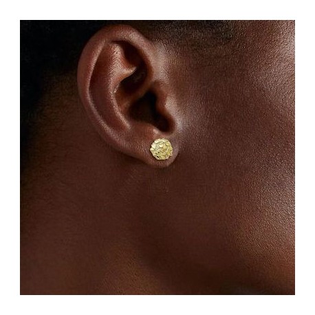 Nugget Magnetic Earring in Gold