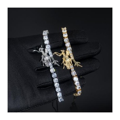 5mm Dragon Tennis Bracelet