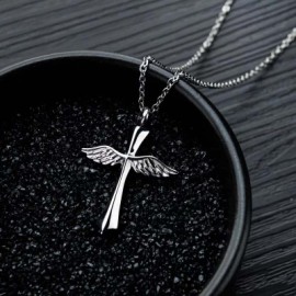 Angel's Wing Urn Pendant with Precious Memories
