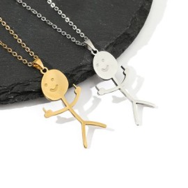 Funny Doodle Pendant Necklace