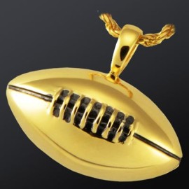 Rugby Keepsake Urn Pendant