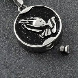 Praying Hands Urn Keepsake Ashes Memorial Pendant
