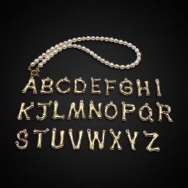 Freshwater Pearl Letter Necklace