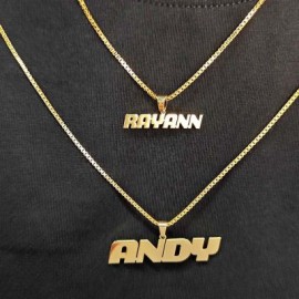 Custom Name Couple Pendant