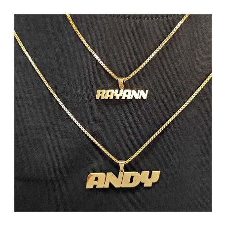 Custom Name Couple Pendant