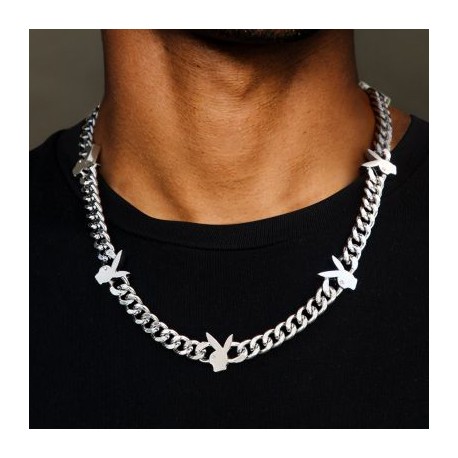 8mm Bunny Heads Cuban Chain