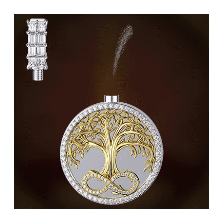 Iced Tree of Life Urn Pendant