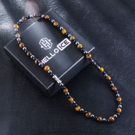 Yellow Tiger Eye Stone Chain