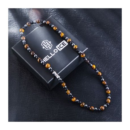 Yellow Tiger Eye Stone Chain