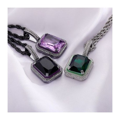 Glow in the Dark Cube Pendant