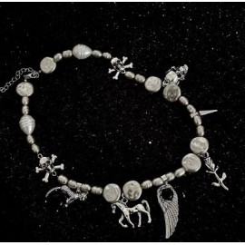 Vintage Multi-pendant Baroque Pearl Necklace