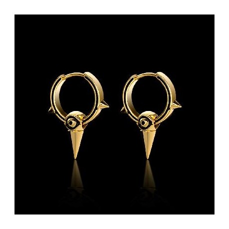Eye of Ra Cron Huggie Earrings