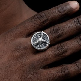 Satanic Goat Ring
