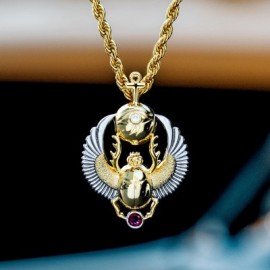 Egyptian Amulet Scarab Pendant