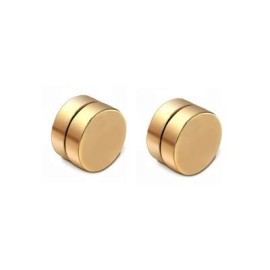 Round Magnetic No-pierced Stud Earrings