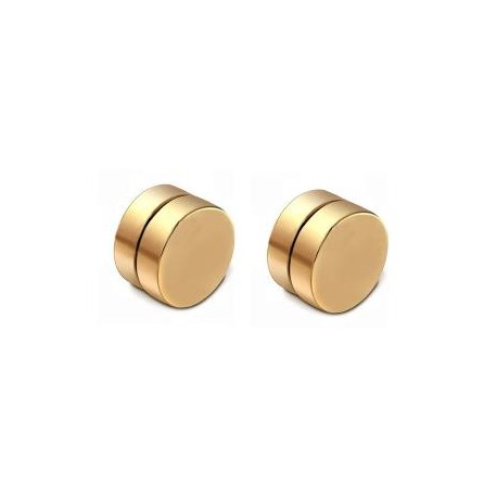Round Magnetic No-pierced Stud Earrings