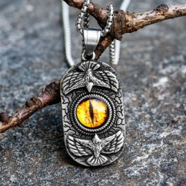 Evil Eye Stainless Steel Pendant
