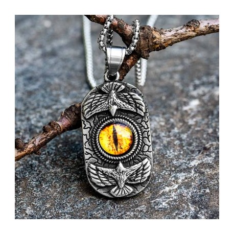 Evil Eye Stainless Steel Pendant